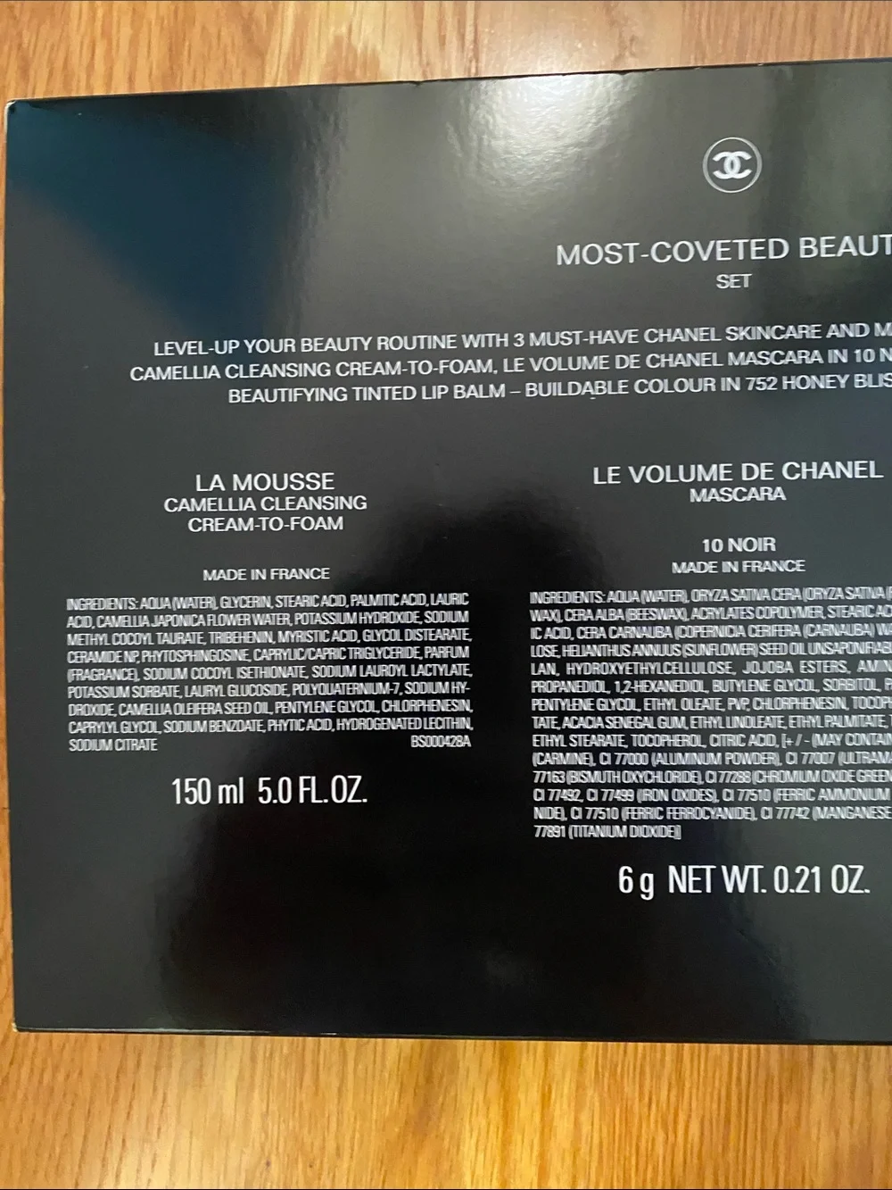 Limited edition CHANEL Most Coveted beauty set.